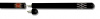 Бильярдный кий для русской пирамиды двухсоставной с удлиннителем, запил - корона 15 ромбов (падук, эбен, граб)